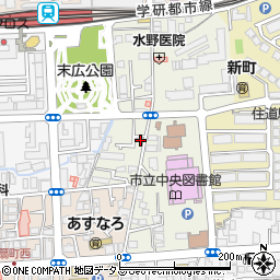 Ｏｎｅ　Ｐａｒｋ住道駅前駐車場周辺の地図