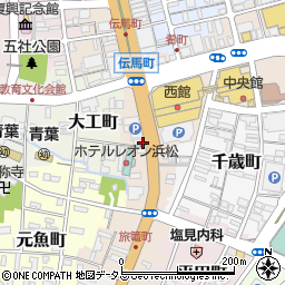 静岡県浜松市中央区伝馬町100周辺の地図