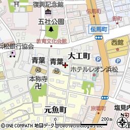尾崎珠算学校周辺の地図