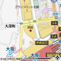 りそな銀行グランフロント大阪南館 ＡＴＭ周辺の地図