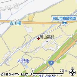 岡山県岡山市東区楢原756-2周辺の地図