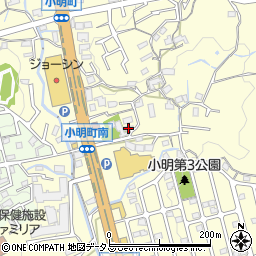 奈良県生駒市小明町809周辺の地図