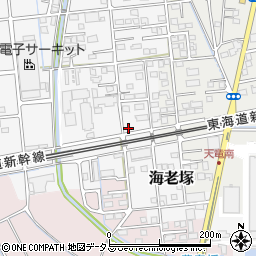 静岡県磐田市海老塚718周辺の地図