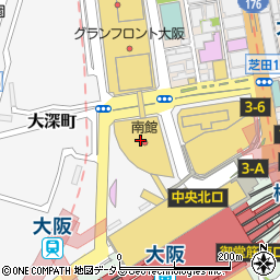 バンヤードストーム　グランフロント大阪店周辺の地図