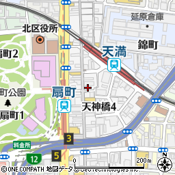 スッポン堂ＪＲ天満駅前店周辺の地図