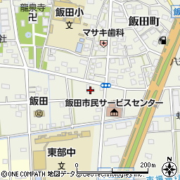 静岡県浜松市中央区飯田町575周辺の地図