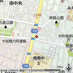百五銀行橋南支店 ＡＴＭ周辺の地図