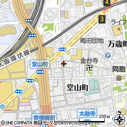 ソウルラブ 梅田店周辺の地図