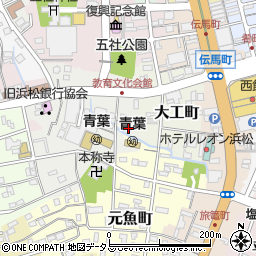 静岡県浜松市中央区栄町96周辺の地図
