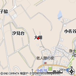 愛知県南知多町（知多郡）豊浜（大畑）周辺の地図