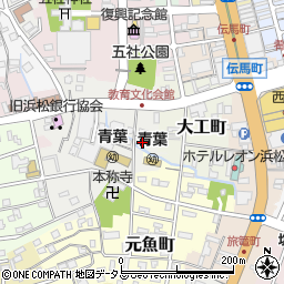 静岡県浜松市中央区栄町97周辺の地図