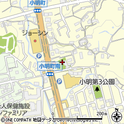 奈良県生駒市小明町805周辺の地図