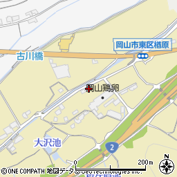 岡山県岡山市東区楢原756周辺の地図