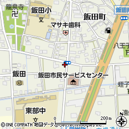 静岡県浜松市中央区飯田町574周辺の地図