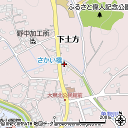 静岡県掛川市下土方315周辺の地図