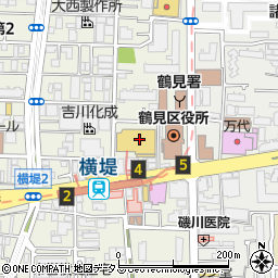 大阪市立鶴見区民センター　小ホール周辺の地図