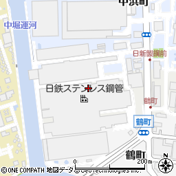 兵庫県尼崎市中浜新田（中西ノ切）周辺の地図