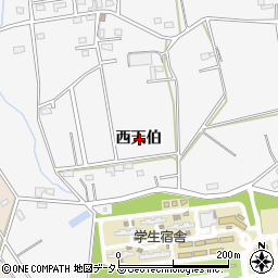愛知県豊橋市天伯町西天伯周辺の地図