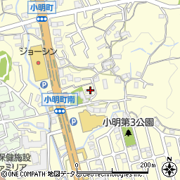 奈良県生駒市小明町808-2周辺の地図