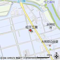 静岡県磐田市大原185周辺の地図