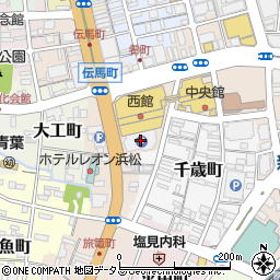 静岡県浜松市中央区鍛冶町1周辺の地図