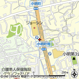 奈良県生駒市小明町1057-14周辺の地図