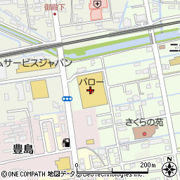 バロー磐田店周辺の地図