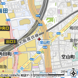 株式会社ＮＴＴ　ソルコ大阪支店周辺の地図