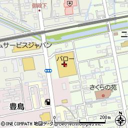 クリーニングのエブリ　バロー磐田店周辺の地図