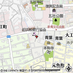 静岡県浜松市中央区栄町7周辺の地図