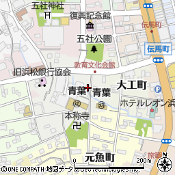 静岡県浜松市中央区栄町93周辺の地図