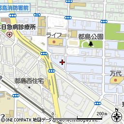 東洋プラザ都島中通周辺の地図