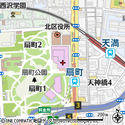 キッズプラザ大阪　キッズプラザホール周辺の地図