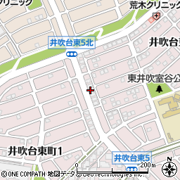 兵庫県神戸市西区井吹台東町5丁目10周辺の地図