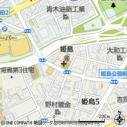 北姫島公園周辺の地図