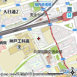 兵庫県神戸市中央区脇浜町1丁目5周辺の地図