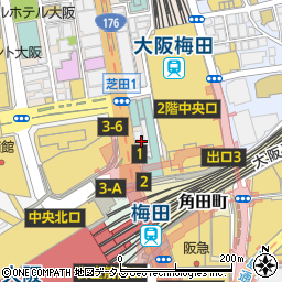 守田耳鼻咽喉科大阪駅前耳管クリニック周辺の地図