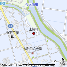 水神社周辺の地図