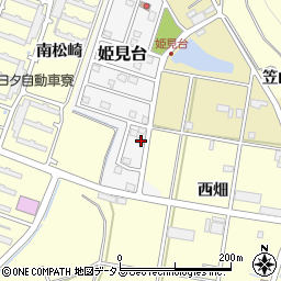 愛知県田原市姫見台141周辺の地図