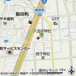 静岡県浜松市中央区飯田町1349周辺の地図