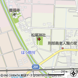 静岡県磐田市刑部島35周辺の地図