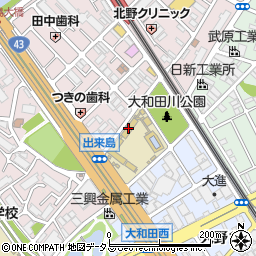 大阪市立出来島小学校周辺の地図