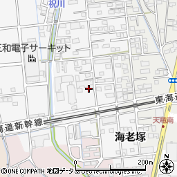 静岡県磐田市海老塚776周辺の地図