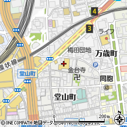 梅田アクト・スリーホール周辺の地図