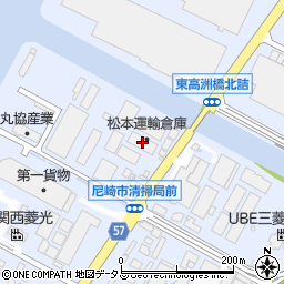松本運輸倉庫株式会社周辺の地図