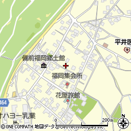 岡山県瀬戸内市長船町福岡814-2周辺の地図