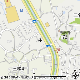 奈良県奈良市二名3丁目950周辺の地図