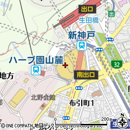 ANAクラウンプラザホテル神戸　婚礼・宴会予約係周辺の地図