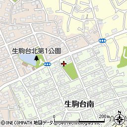 奈良県生駒市生駒台南138周辺の地図