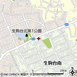奈良県生駒市生駒台南139周辺の地図